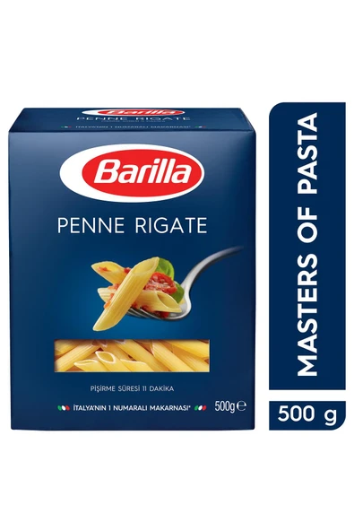 Barilla Penne Rigate/Kalem Makarna 500 Gr ürün görseli 1