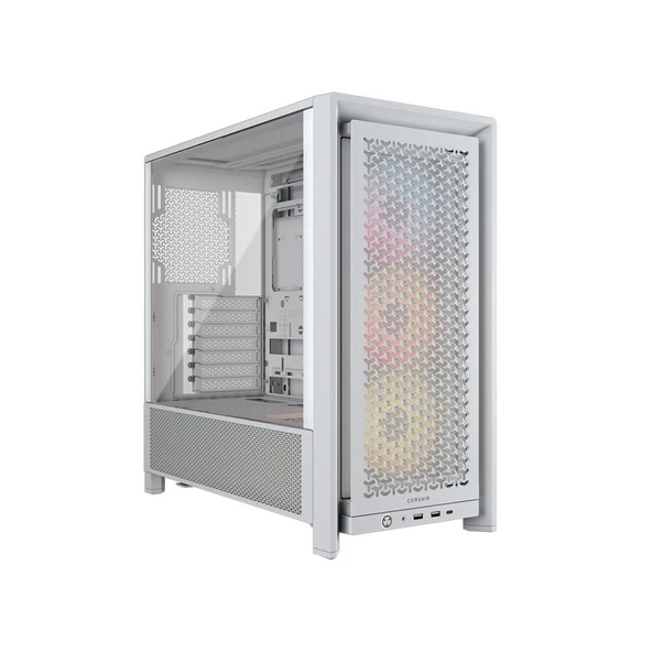CORSAIR FRAME 4000D RS Mid-Tower ARGB Fanlı CC-9011297-WW Beyaz Bilgisayar Kasası ürün görseli 1