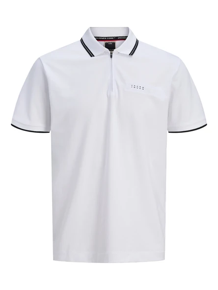Jack&jones 12289953 Yakali On Tek Cep Erkek Tshirt - Beyaz ürün görseli 1