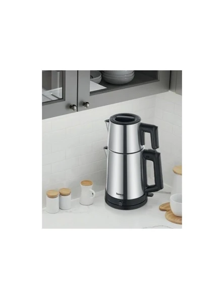 Lorenzo LRZ-1077 Grande Çelik Çay Makinesi Inox ürün görseli 1