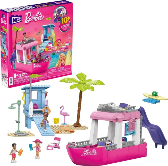 MEGA Barbie Malibu Rüya Teknesi HPN79 ürün görseli 1