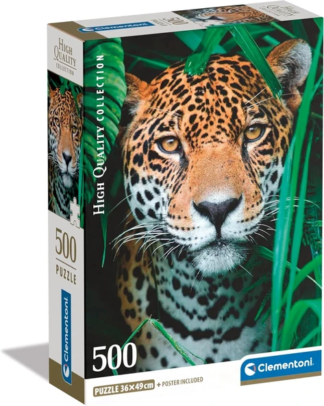 CLEMENTONI 500 Parça Jaguar in the jungle 35541 ürün görseli 1