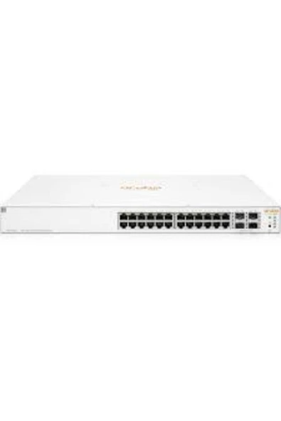 HPE Aruba 1930 24G PoE+ 195W JL683B 24 Port Gigabit Yönetilebilir Switch + 4 SFP Network Switch ürün görseli 1