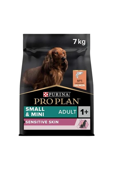 Pro Plan Sensitive Skin Somonlu Küçük Irk Yetişkin Köpek Maması 7kg ürün görseli 1