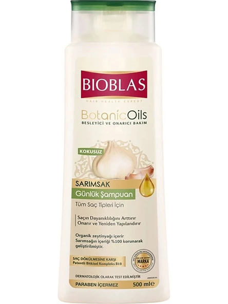Bioblas Kokusuz Sarımsak Günlük Şampuan 500 ml ürün görseli 1