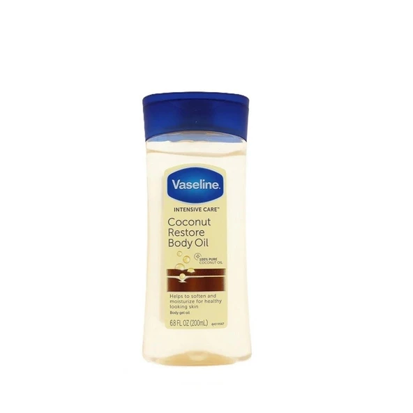 Vaseline İntensive Care Coconut Restore Body Oil 200ml ürün görseli 1