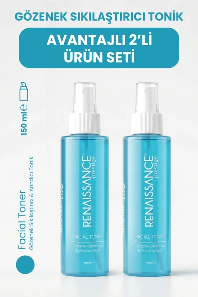Renaissance Prestige Gözenek Sıkılaştırıcı & Arındırıcı Tonik 2'li Set (2 x 150 ml) ürün görseli 1