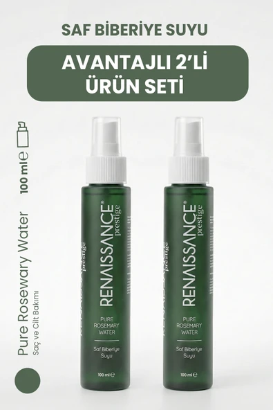 Renaissance Prestige Saf Biberiye Suyu Saç Toniği 100 ml x 2 Adet ürün görseli 1