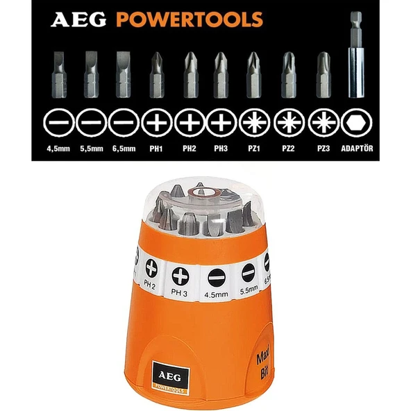 AEG Bits Uç Seti 10 Parça - Resim 2