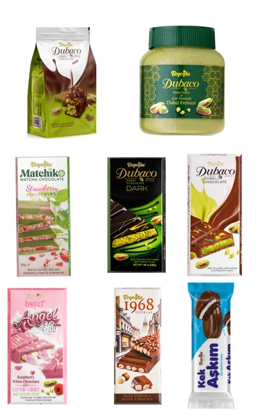 Beyoğlu Dubaco Ramazan Özel Dubai Çikolata Paketi – Antep Fıstıklı & Kadayıflı Premium Hediyelik Kutu ürün görseli 1