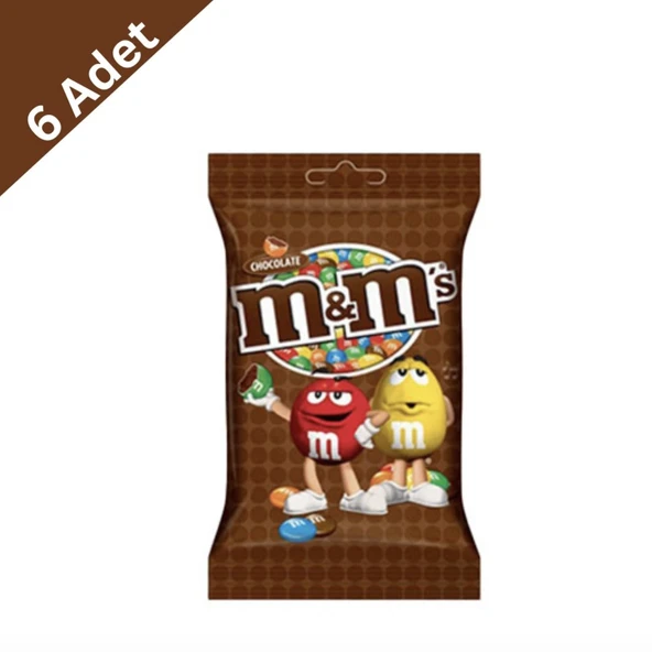 M&M’s Çikolatalı Draje (100 g) x 6 Adet ürün görseli 1
