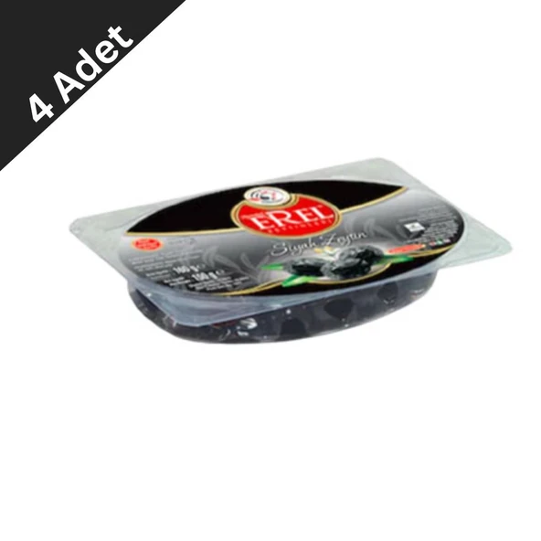 Erel Siyah Zeytin 150 g x 4 Adet ürün görseli 1