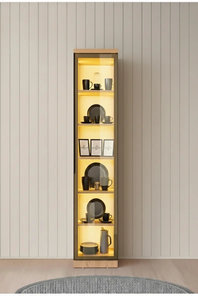 Reflekte Bronz Camlı Ünite, Çok Amaçlı Dolap, Vitrin ürün görseli 1