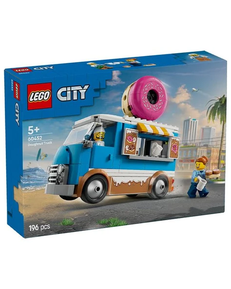 Lego City Donut Kamyonu 196 Parça 60452 ürün görseli 1
