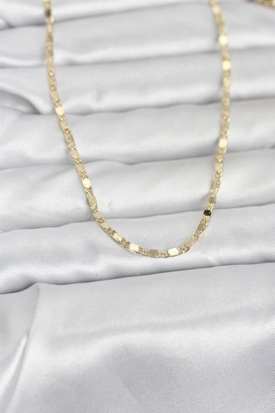 CM 14K Gold Renk Ezme Zincir 60 cm Kadın Kolye - TJ-BKO10964 ürün görseli 1