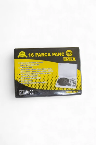 Emka 16 Parça Ahşap Panç Seti ürün görseli 1