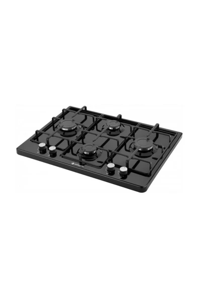 Eminçelik 73 122 4 Gözlü Siyah 70 Cm Set Üstü Emaye Ocak ürün görseli 1