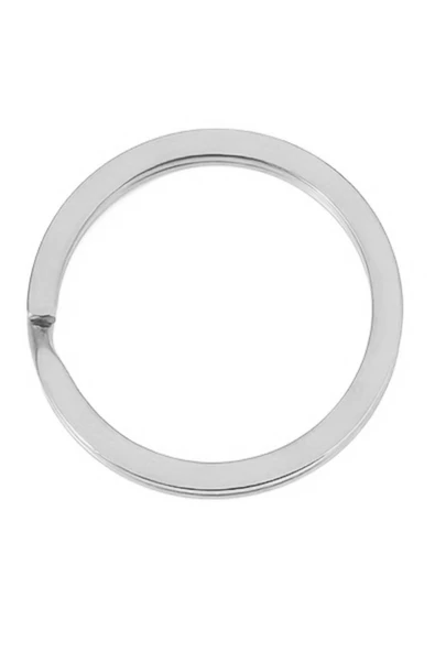 30 Adet Gümüş Renk 3 cm Metal Anahtarlık Halkası ürün görseli 1