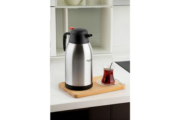 Lorenzo Black Paslanmaz Çelik Termos Inox 2.5LT - LRZ-2005 ürün görseli 1