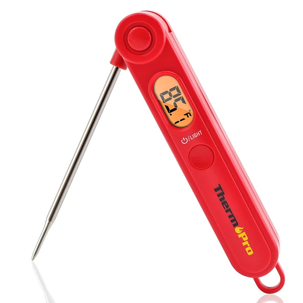 Thermopro TP03B Su Geçirmez Katlanabilir Profesyonel Gıda Pişirme Termometresi ürün görseli 1