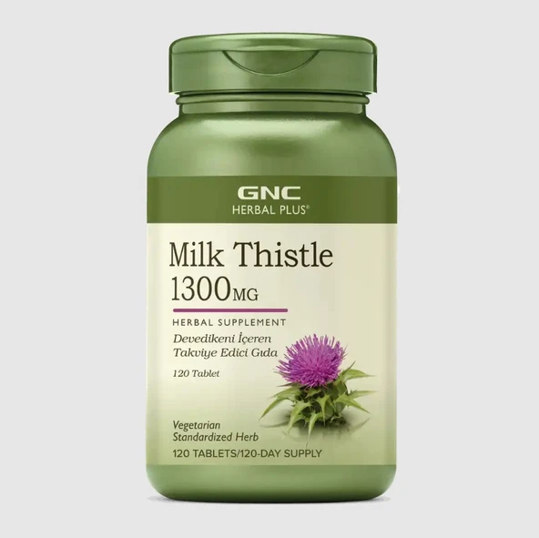 GNC Milk Thistle 120 Tablet ürün görseli 1