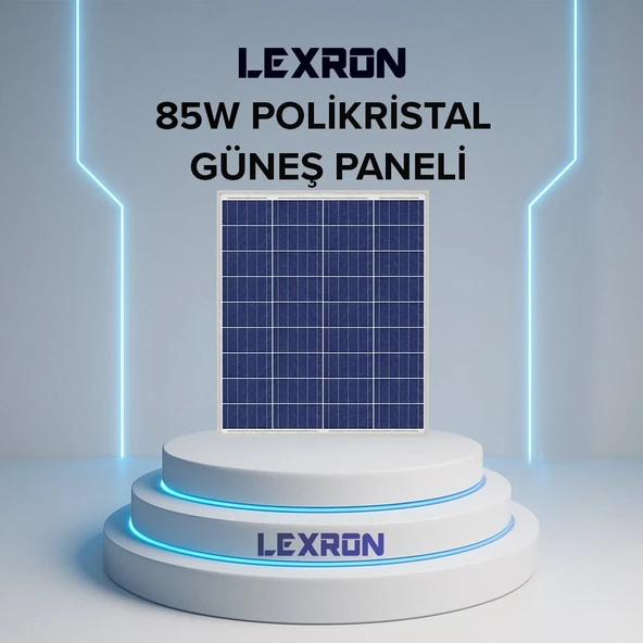 Lexron 85W POLİKRİSTAL ECOSOL GÜNEŞ PANELİ ürün görseli 1