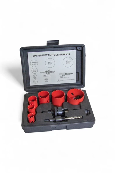 ALFA HIRDAVAT 9pcs Bi-Metal Panç Takımı 19-57 mm ürün görseli 1