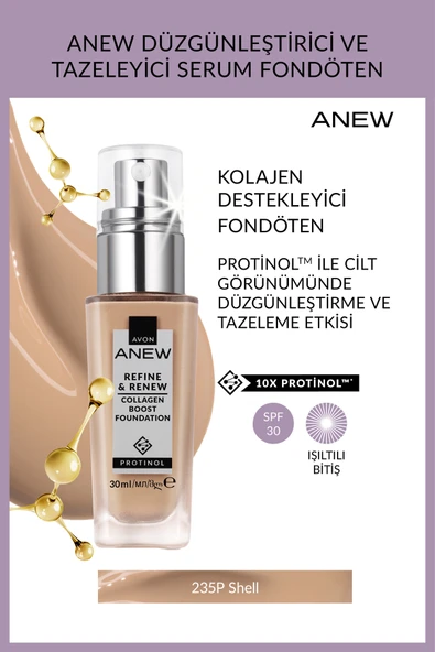Anew Düzgünleştirici ve Tazeleyici Serum Fondöten 235P ürün görseli 1