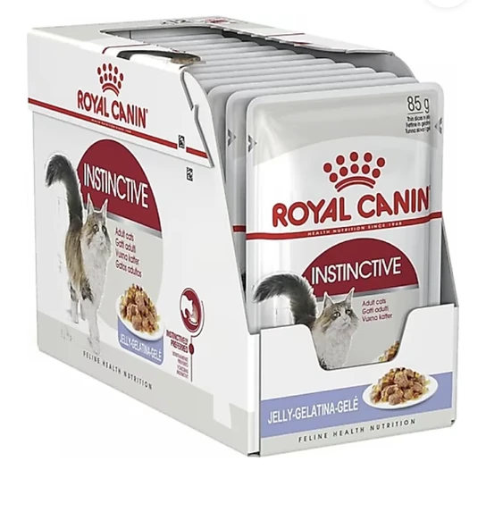 Royal Canin Instinctive Jelly 85 gr 12'li Yetişkin Kedi Yaş Maması ürün görseli 1