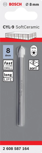 CYL-9 Seramik Matkap Ucu 8*80 mm ürün görseli 1