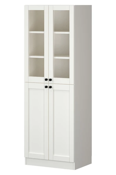 60 CM VANİLYA VİTRİN ÇOK AMAÇLI DOLAP - Resim 5