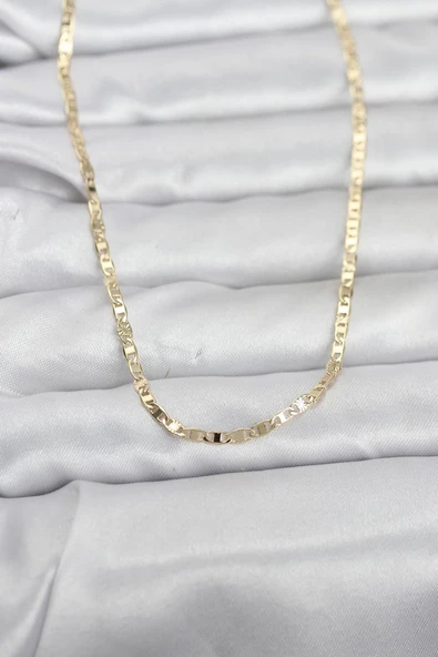 CM 14K Gold Renk Zincir Model 60 cm Kadın Kolye - TJ-BKO10970 ürün görseli 1