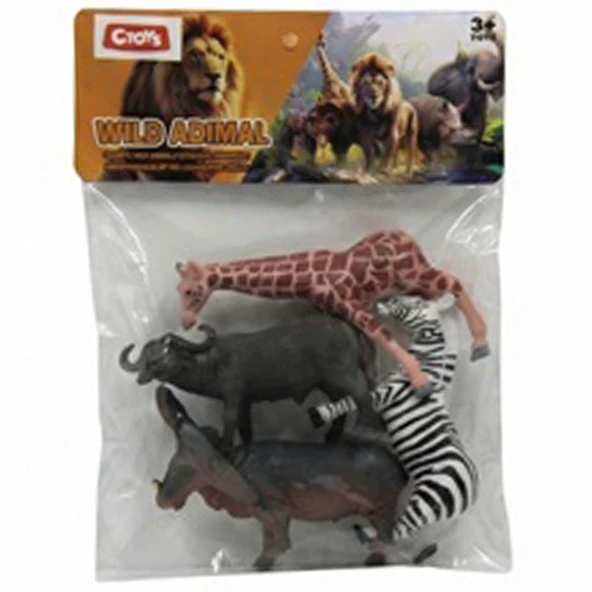 Ctoy Oyuncak Dinozor Seti 4 Parça 000-41G ürün görseli 1