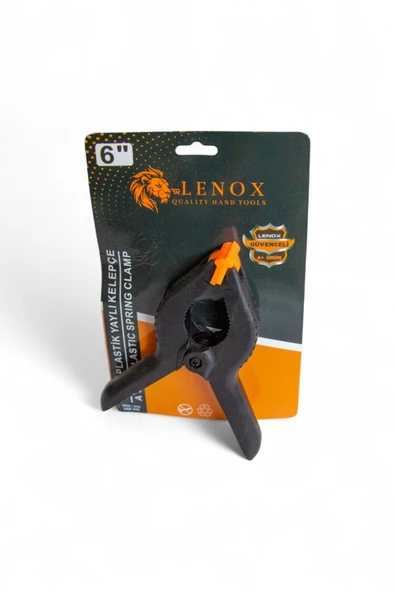 Lenox 6" Plastik Yaylı Kelepçe - Resim 2