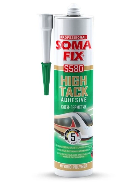Somafix High Tack Hibrit Çok Amaçlı Korniş/Kornej Yapıştırıcı Beyaz 290 ml ürün görseli 1