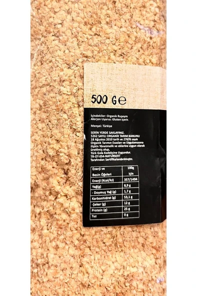 Edos Organik Ruşeym 500 gr - Resim 3