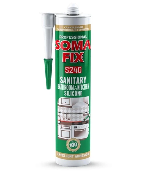 Somafix Banyo Mutfak Silikonu Şeffaf 280ml ürün görseli 1