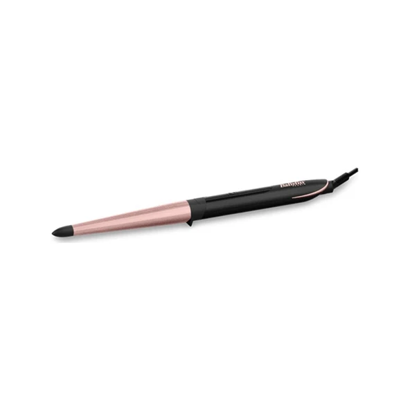 Rose Quartz 13 mm 210 Derece Kuvars Seramik Kaplama 6 Isı Ayarlı Konik İnce Saç Maşası Pembe C454E ürün görseli 1