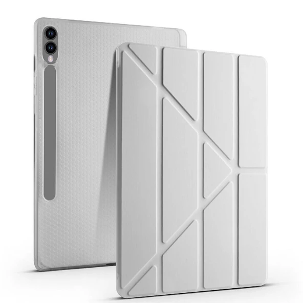 Samsung Galaxy Tab S10 Ultra X920 14.6 İnç Katlanabilir Kalemlikli Standlı Akıllı Kılıf  Lila ürün görseli 1
