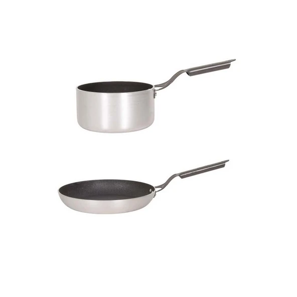 Mehtap Chefline İndüksiyon Tabanlı 32 cm Tava ve 18 cm Kaçerola Sosluk Seti ürün görseli 1