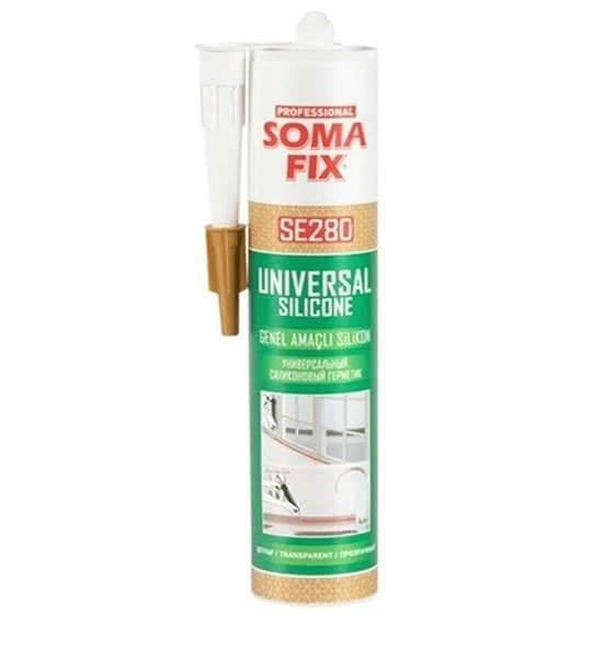 Somafix Üniversal Silikon Beyaz 280gr ürün görseli 1