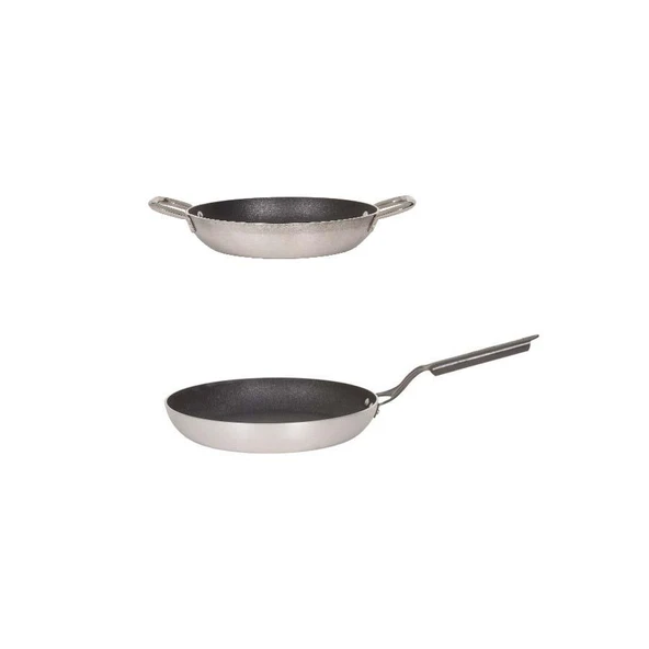 Mehtap Chefline İndüksiyon Tabanlı 30 cm Tava ve 22 cm Sahan Seti ürün görseli 1