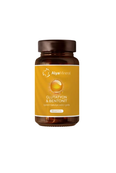 alya mineral GLUTATYON & BENTONİT İÇEREN TAKVİYE EDİCİ GIDA 30 KAPSÜL ürün görseli 1