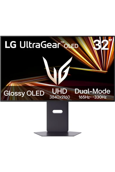 LG 32" UltraGear GX8 32GX850A-B 0,03 ms (GtG) UHD 165Hz (HDMI-Display) OLED 4K UHD Pivot Oyun Monitörü ürün görseli 1