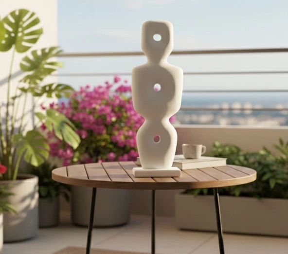 Dekoratif Göbekli Tepe Biblo Polyester - Resim 4