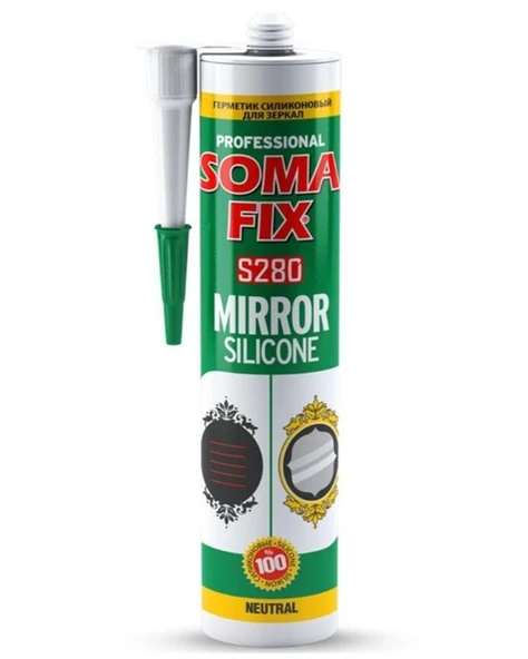 Somafix Ayna Silikonu Şeffaf 280ml ürün görseli 1