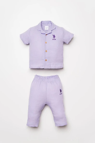 U.S. Polo Assn Kız Bebek Takım Açık Lila ürün görseli 1