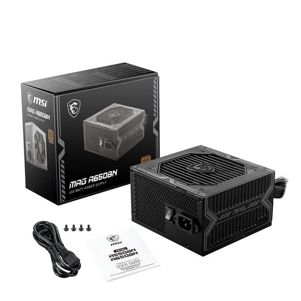 MSI MAG A650BN 650 W Power Supply ürün görseli 1
