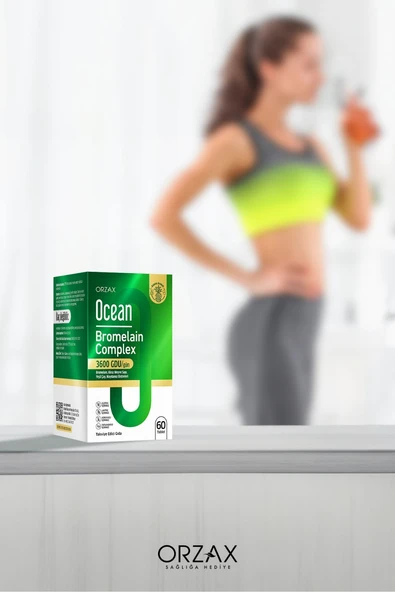 Ocean Bromelain Complex 60 Tablet x 2 Adet - Resim 4