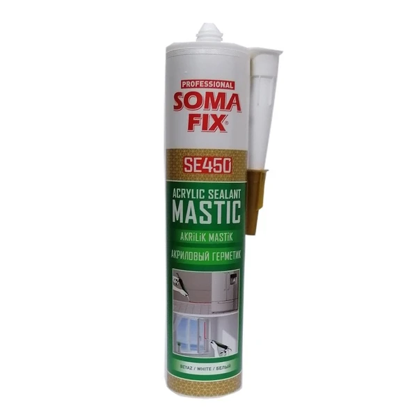Somafix Akrilik Mastik Beyaz 450gr ürün görseli 1